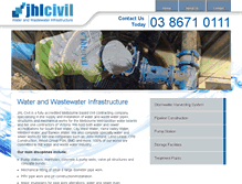 Tablet Screenshot of jhlcivil.com.au